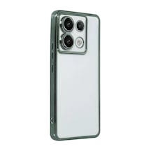 Zenviaat Newface Xiaomi Poco X6 Kılıf Razer Lensli Silikon - Yeşil Znv2027 renkli