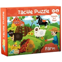 Dinomini Tactile Puzzle - Farm Dokun Hisset