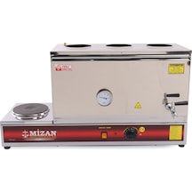Mizan Demlikli Pleytli 40 L Elektrikli Çay Kazanı Kahveci