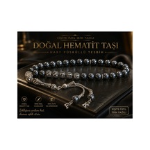 Kişiye Özel Hematit Taşı Tesbih İsim Yazılı Tesbih Harf Püsküllü Erkek Tesbih Erkek Hediyelik Ahşap Kutulu Özel Tasarım Gri - 918358143 Gri - 918358143 Gri