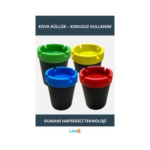 Dumansız Taşınabilir Kova Küllük