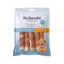 Dr.sacchi Premium Tavuk Sargılı Genişletilmiş Rulo Tahılsız Köpek Ödülü 5 5li 125 Gr 109-30006.01