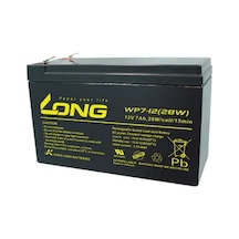 Long WP7-12 12 V 7 AH Bakımsız Kuru Akü