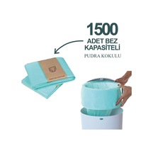16l Çöp Kutuları Ile Uyumlu 1500 Bebek Bezi Kapasiteli 3 Paket Kokulu Yerli Çöp Poşeti