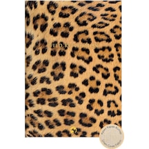 Keten Ciltli Defter Düz Leopar 17x24