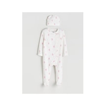 Alıta Cıty Farkıyla Lcw Baby Ekru Baskılı Kız Bebek Tulum - 940159375