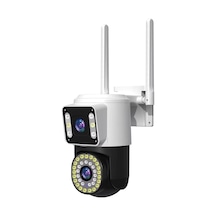 4mp Yoosee Çift Lens Ip Kamera - Wıfı Açık Otomatik İzleme, Su Geçirmez Kablosuz Güvenlik Ev Kamerası, Renkli Gece Görüş