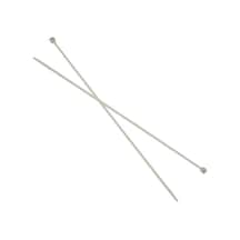 Ekonomik Gri Alüminyum Örgü Şiş 2,5 Mm 35 Cm