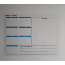 77x56 Cm Haftalık Planlayıcı Kağıt Tahta