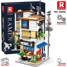 Reobrix 66501 Ramen Evi Yaratıcı Yapı Blok Seti Building Blocks Ramen House - 1142 Parça