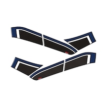 GP Kompozit Yamaha NMAX 125 / 155 2021-2024 Uyumlu Yan Pad Mavi