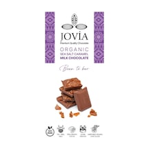 Jovıa Organıc Sea Salt Caramel Mılk Çikolata 85 G 2'li Avantaj Paketi Mıchu