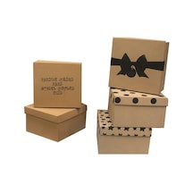 25X25X15 Cm E Ticaret Karton Kapaklı Kargo Kutusu