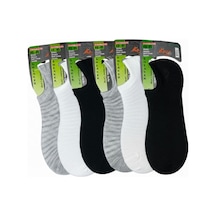 Erkek 6'lı Bambu Kokulu Dikişsiz Soft Yıkamalı Sneaker Çorap Asorti