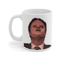 The Office Tv Series Dwight Schrute Baskılı Kupa Bardak Beyaz