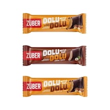 Dolu Dolu Meyve Bar Deneme Paketi 30g X 3 Adet Yer Fıstığı Ezmeli, Fındık Ezmeli