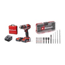 Tp-cd 18/50 Li-i Bl 2x2,0ah , Akülü Darbeli Vidalama + Einhell Delici Ve Vidalama Uç Seti 18 Parça S-box Kutu