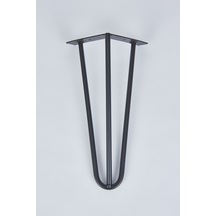 Lüx Metal Çok Amaçlı Ayak Koltuk Tv Ünitesi Sehpa Masa Ayağı Robot Süpürgeye Uygun 15cm 20cm 30cm Siyah 30cm
