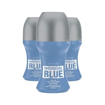 Lexroo Individual Blue Erkek Antiperspirant Roll On Deodorant Üçlü