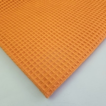 Waffle Pike Bornozluk Kumaş 100% Pamuk W-46 Turuncu
