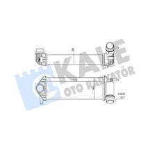 Kale-radyator Turbo Radyatörü Kangoo Iıı 2010 Klıpslı Geçmeli 350915 144963234r