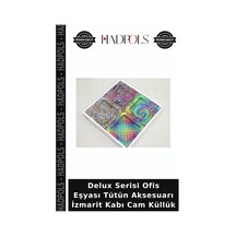 Delux Serisi Ofis Eşyası Aksesuarı İzmarit Kabı Cam Küllük