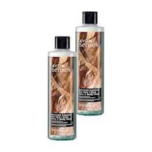 Avon Senses Extreme Limits Greyfurt ve Sandal Kokulu Saç ve Vücut için Erkek Duş Jeli 2 x 250 ML