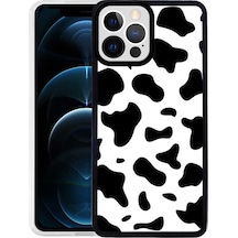 Subutu Apple Uyumlu iPhone 12 Pro Sbt M-fit Desenli Kılıf-cow No1 Cow No1