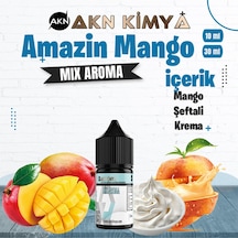 Akn Kimya Amazin Mango Mix Aroma Mango Şeftali Gıda Aroması 10 Ml