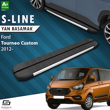 S-Dizayn Ford Tourneo Custom Uzun Şase S-Line Aluminyum Yan Basam