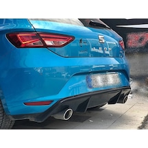Seat Leon Mk3 Style Difüzör Plastik Piano Black 2013 - 2017