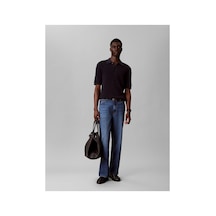 Calvin Klein Ss Cotton Waffle Pol-16162 Mavi