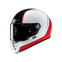 Hjc V10 Hodu MC1 Kapalı Motosiklet Kaskı Beyaz Siyah