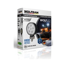 Wolfram Wolf Serisi 32306 Çalışma Lambası Yuvarlak Midi 2040 Lümen Flood - Wolfram 32306
