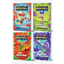 Süper Kötüler Set - 4 Kitap