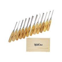 Rox Wood 9092 Ahşap Oyma Iskarpela Seti 12 Parça Ahşap Kutulu
