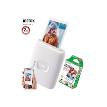 Fujifilm Instax Mini Link 2 Akıllı Telefon Yazıcısı Beyaz + 10'lu Film