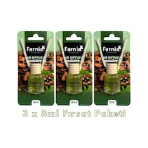 Farnia Yüksek Esanslı Askılı Araç Kokusu Edp Parfüm Sandal Ağacı 8 Ml 3 Adet Avantaj Paketi