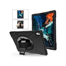 Duxweel Apple Uyumlu iPad  Pro 12.9 3 Katmanlı Standlı Zırh Kılıf