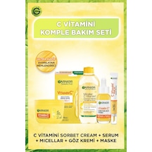 C Vitamini Bakım Seti: Yüz Kremi, Kağıt Maske, Serum, Göz Kremi, Makyaj Temizleme Suyu pktcvitfullset-11176