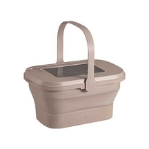 Wondernest Su Sepetli Katlanabilir Piknik Sepeti, Kahve Masası Fonksiyonlu, Çok Amaçlı Kullanım - Km 12cm