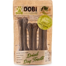 %100 Doğal Kahverengi Pres Kemik Köpek Ödül Maması 3 Lü Katkısız, Uzun Süre Çiğneme 13cm