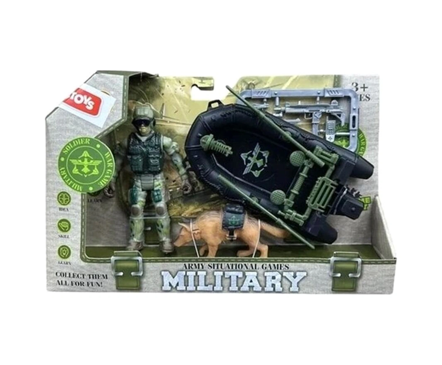 Mini Asker Seti F9-3 Military Soldier