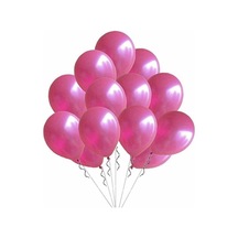 Metalik Fuşya Balon 30 Adet 12 İnc Lateks Balon