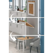 60x90 Cm Duvara Monte Çerçeveli Tablo Masa 1. Sınıf Çam MDF