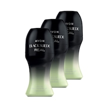 Avon Black Suede Real Erkek Roll-On Deodorant 3 x 50 ML