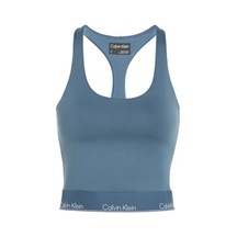 Calvin Klein Wo - Tank Cropped , 5bx Mavi Kadın Atlet