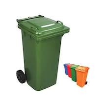Çöp Konteyneri 240 Litre Yeşil Tekerlekli - A+ Kalite Konteyner -139062920 Çok Renkli