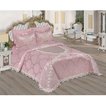 Finezza Lüks Habibe Güpürlü Poly/Pamuk Kumaş Pudra Gelin Seti 6 P Pudra