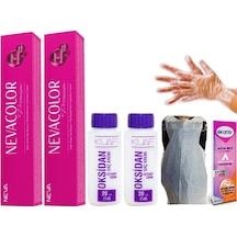 Nevacolor Saç Boyası No:5 Açık Kahve X 2 + Oksidan 20 Vol X 2 (477386928)